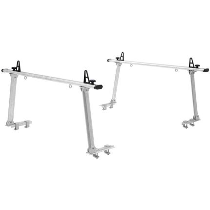 Elevate Outdoor ATR Aluminum Universal Truck Ladder Rack, 800-lb Capacity, No Drill C-Clamp Installation