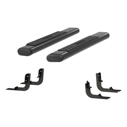 Aries 4445048 Oval  6" flat Nerf/Side Bars Black