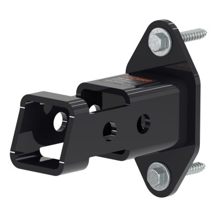 Curt 45069 Hitch Wall Mount For 2" inch Hitch Accessories, 350 Lbs Capacity 
