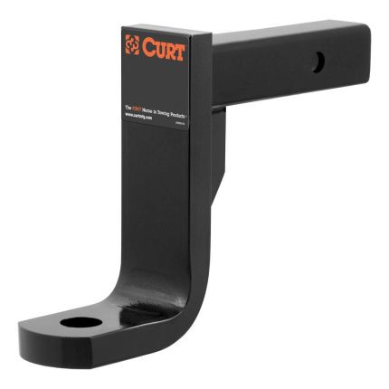 Curt 45338 Ball Mount 8" Inch Drop & 4" Inch Rise 10,000lbs, 9-3/4" Fits 2" Inch Hitch Receiver