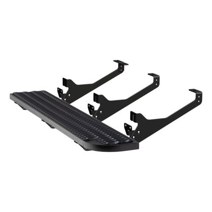 Luverne 495154-401800 Gripe Step Flat Steel Running Boards 9-1/2" Black Powder Coated