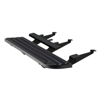 Luverne 495154-401802 Gripe Step Flat Steel Running Boards 9-1/2" Black Powder Coated