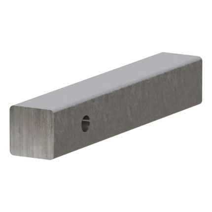 Curt 49530, 2" x 12" Raw Steel Hitch Bar