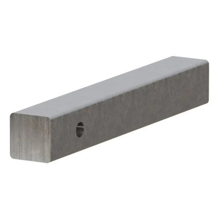 Curt 49531, 2" x 14" Raw Steel Hitch Bar