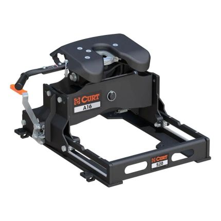 Sliding 5th Wheel Hitch 16,000lbs for Short bed Trucks, Curt, A16, S20, 16052