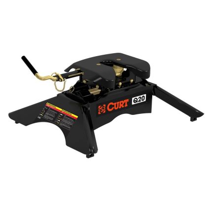 Curt 16130 Q20 5th Wheel Trailer Hitch-Dual Jaw- 20,000lbs