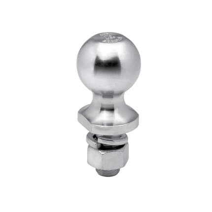 Draw-Tite 63820 Chrome Hitch Ball, 2" Inch Ball, 3/4" Inch Shank, 1-1/2" Inch Shank Length, 3,500lbs