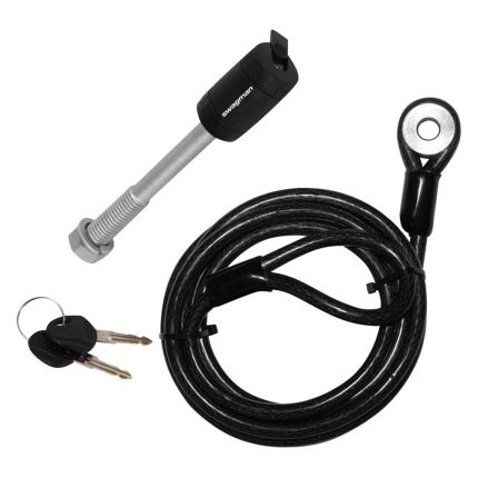 Swagman Anti-Rattle Lock Hitch Pin with Cable for Swagman 2" Hitch Bike Racks