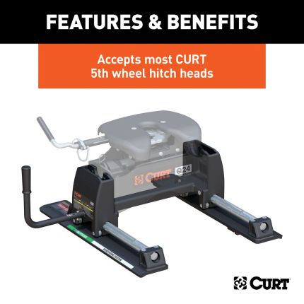 Curt 16570 R24 5th Wheel Roller 24,000 Lbs