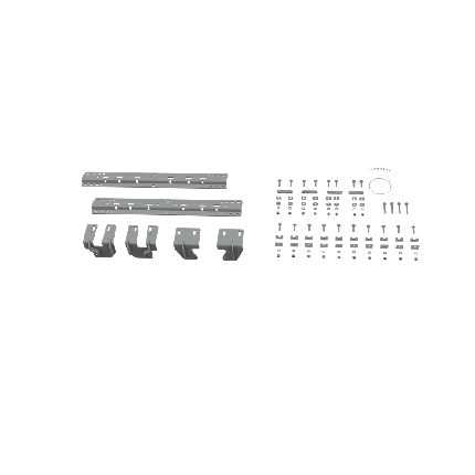 B&W RVK2505 Custom 5th Wheel Installation Kit w/ Base Rails and side Brackets for Chevy/GMC