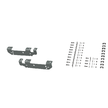 B&W RVK2401 Custom 5th Wheel Installation Kit w/ Base Rails and side Brackets for Ford