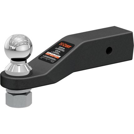 Curt Ball Mount 2" Inch Drop, 1" Inch Rise, 20,000lbs, 2-5/16" Ball, 2-1/2" Inch Hitch, w/o pin, 45371