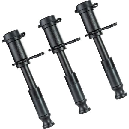 BulletProof BPLP, Black, Three 5/8" Hitch Stainless Steel Locking Pins