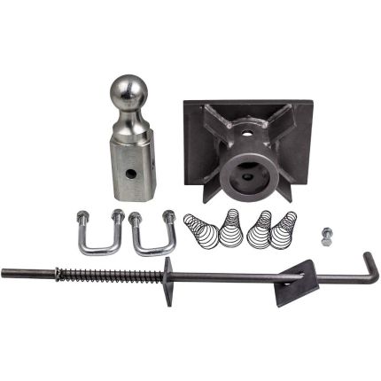 B&W GNRK1500 Turnoverball Underbed Gooseneck Trailer Hitch for Flatbed and Cab and Chassis Trucks Weld - 30,000 lbs