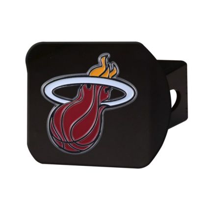 Fanmats Miami Heat Emblem, Black Metal Hitch Cover, 2" inch Hitch, 22736
