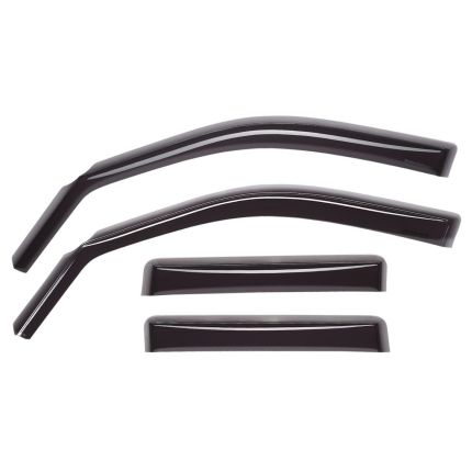 WeatherTech Front and Rear Side Window Air Deflectors with Dark Tint WT84185