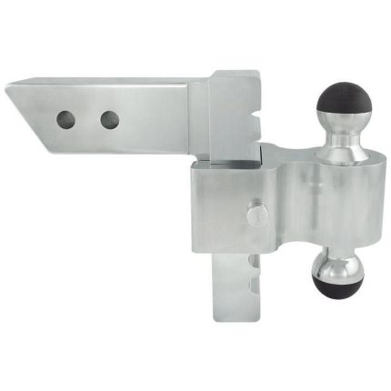 Andersen 3406-25 Rapid Hitch Adjustable, Aluminum Ball Mount Kit w/ 2" and 1-7/8" Greaseless Balls - 6" Drop, 6" Rise"