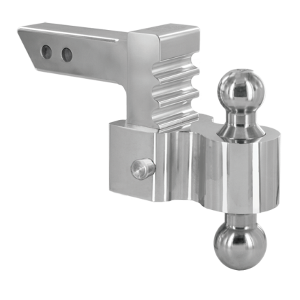 Andersen 3460 Rapid Hitch A3460 Adjustable, Aluminum Ball Mount Kit w/ 2" and 2-5/16" Zinc Balls - 4" Drop, 4" Rise