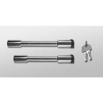 Andersen 3492 Rapid Hitch Stainless Steel Trailer Hitch Lock and Adjustment Pin Lock Set for 2" and 2-1/2" inch Hitch