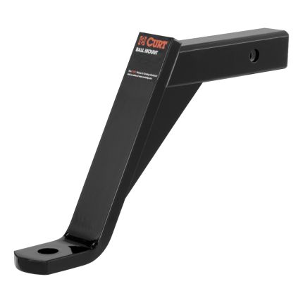 Curt 45110 Ball Mount 10" Inch Drop & 8" Inch Rise 5,000lbs, 3,500lbs, Fits 2" Inch Hitch Receiver