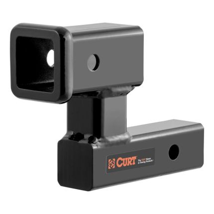 Curt 45794 Raised Receiver Adapter, 4-1/4" Inch Rise, 350lbs, for 2" Inch Hitch Receiver