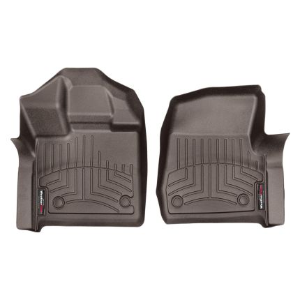 2016-2020 Ford F-150 WeatherTech Front FloorLiner, Regular Cab, Carpet Floor, Bench Seating, Cocoa, Driver & Passenger, 477921
