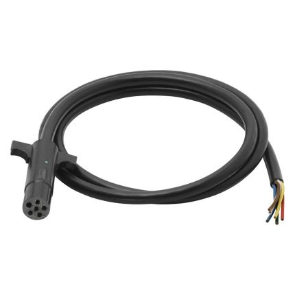 Bargman 50-61-104, 6-Way Round Molded Trailer End w/4Ft Cable