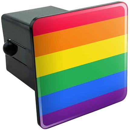 Graphics & More Pride LGBTQ+ Plastic Hitch Cover 2" inch Hitch GMRP-HC