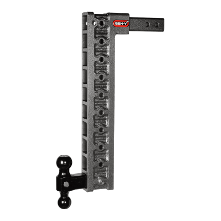 Gen-Y GH-3110 Adjustable 2-Ball Mount , 2" Hitch, 22-1/2" Drop/Rise - 10,000lbs