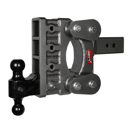 Gen-Y GH-1814 Torsion-Flex Adjustable 2-Ball Mount , 3" Hitch, 6" Drop/Rise - 21,000lbs