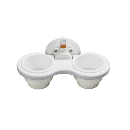 SeaSucker MC5301W 2-Cup Holder White - Vertical Mount