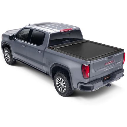 2014-2019 Chevrolet GMC Silverado Sierra 1500 2500 3500 6'6" Bed Retractable Vinyl Covered Aluminum Truck Bed Cover w/ T-Slot Rails, Roll and Lock, M-Series XT , 221M-XT