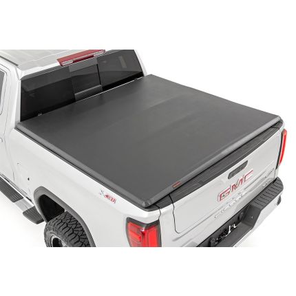 2019-2023 Ford Ranger 5' Bed Soft Folding Truck Bed Tonneau Cover, Rough Country, 41219550
