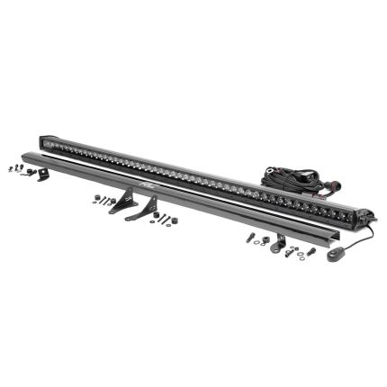 Rough Country 70057 - Jeep 50" LED Bar Hood Kit Black Series
