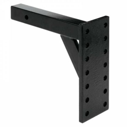 B&W Pintle Hook Mounting Plate, PMHD14004, 16K Lbs, 14 Holes, 13" inch Shank, 2" inch Hitch