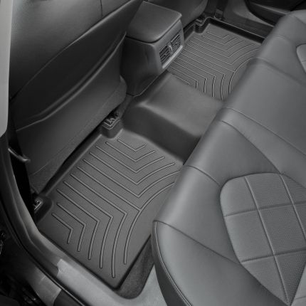 WeatherTech 2nd Row Rear Auto Floor Liner, Black, 4412302