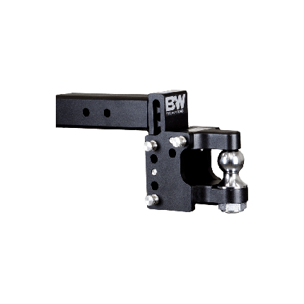B&W TS10056 Pintle Tow & Stow 2-5/16" Ball Mount 8-1/2" Drop, 4-1/2" Rise, 10K/16K, Fits 2" Receiver Hitch