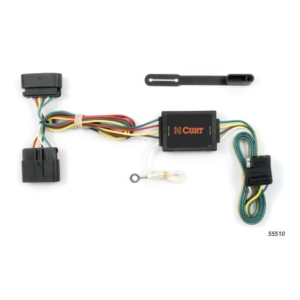 2012 Chevrolet Colorado T-One Vehicle Wiring Harness with 4-way Flat/Curt/55510