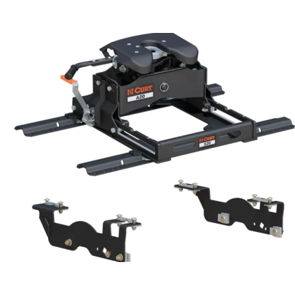 2016-2026 Ford F-150 5th Wheel Hitch 20K w/ S20 Slider for Standard Short Bed, Curt, A20, 16540-564-204-911