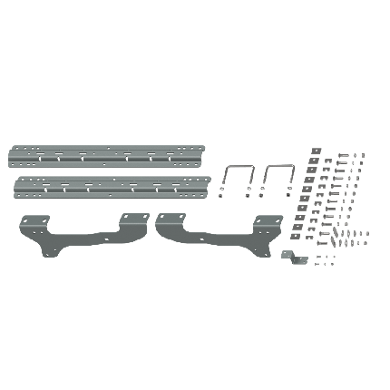 B&W RVK2503 Custom 5th Wheel Installation Kit w/ Base Rails and side Brackets for Chevy/GMC