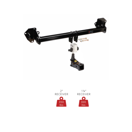 2023- 2024 Hyundai Ioniq 6 Trailer Hitch Receiver Stealth Hitches SHR62004 2" Hitch Rack Only