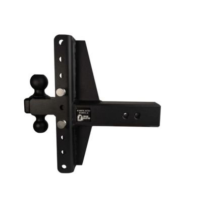 BulletProof ED30OFFSET Adjustable 2-Ball Mount for 3" Hitch - 4" & 6" Offset Hitch - 36,000 Lbs