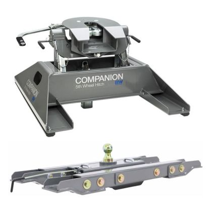 B&W GNRVK3500-1020K 5Th wheel Companion With Turnoverball Underbed GoosenecK for Chevrolet/GMC