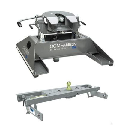 B&W GNRVK3500-1062K 5Th wheel Companion With Turnoverball Underbed GoosenecK for Chevrolet/GMC