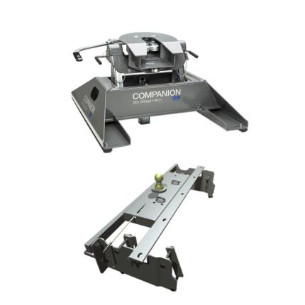 B&W GNRVK3500-1316K 5Th wheel Companion With Turnoverball Underbed Gooseneck Trailer Hitch for Dodge RAM