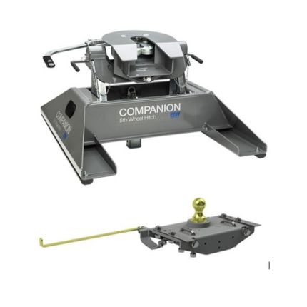 B&W GNRVK3500-1320K 5Th wheel Companion With Turnoverball Underbed Gooseneck Trailer Hitch for RAM