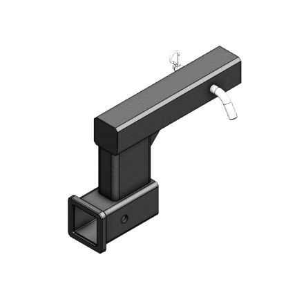 Blue Ox BX88376  7" Fixed Rv Receiver Mount, 2-1/2" and 12,500lbs