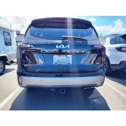 2020 - 2025 Kia Telluride Trailer Hitch Receiver, Stainless Steel, EcoHitch x7462s, 5,000 Lbs, 2" inch Hitch