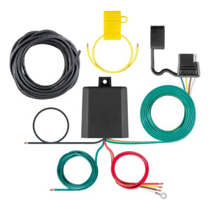 Curt 59236 Multi-Function Taillight Converter 4-Way Trailer Wiring Kit, Universal Vehicle Fit