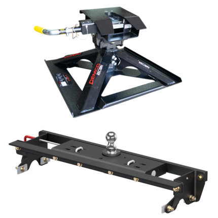 Demco 8550045 Single Point Attachment 5th Wheel Trailer Hitch Gooseneck Adapter, 21K for Toyota